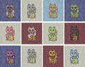 13 Lucky Cats - aka Maneki Neko with 2 modern character options
