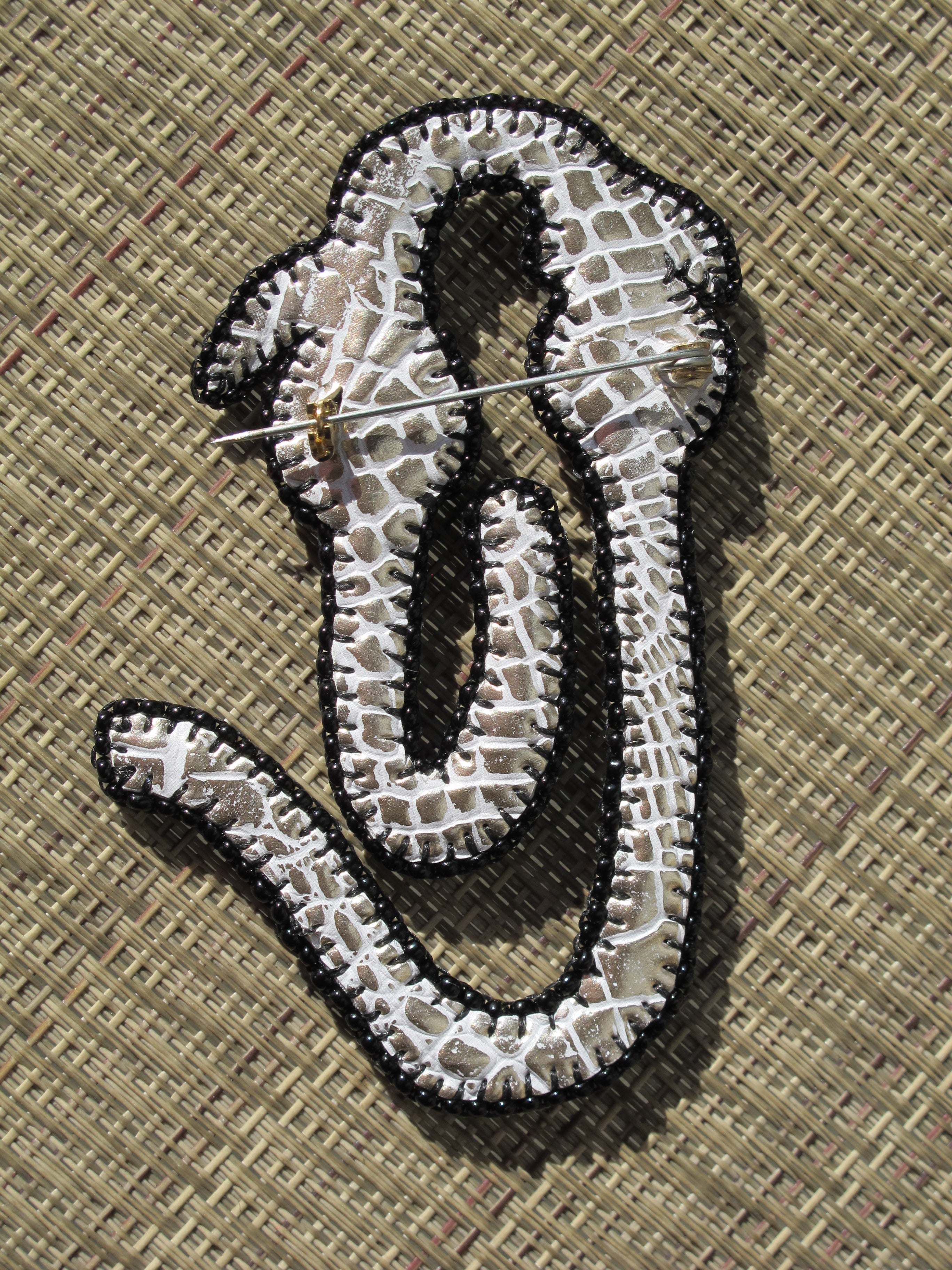 Mr. Clippy Beaded Character Pin
