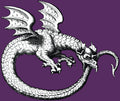Dragon Got Its Tail Full Coverage Crossstitch Pattern