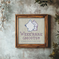 We're Ghosts - The Maitlands of Beetlejuice inspired cross stitch design