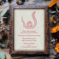 The Conqueror Worm Counted Cross-Stitch Pattern